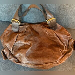 Marc by Marc Jacobs embossed leather hobo
